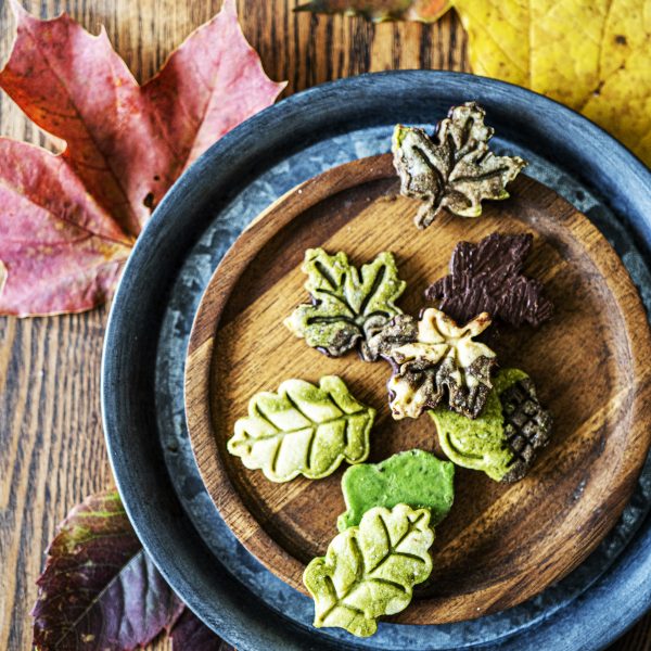 Matcha ja houjicha küpsised